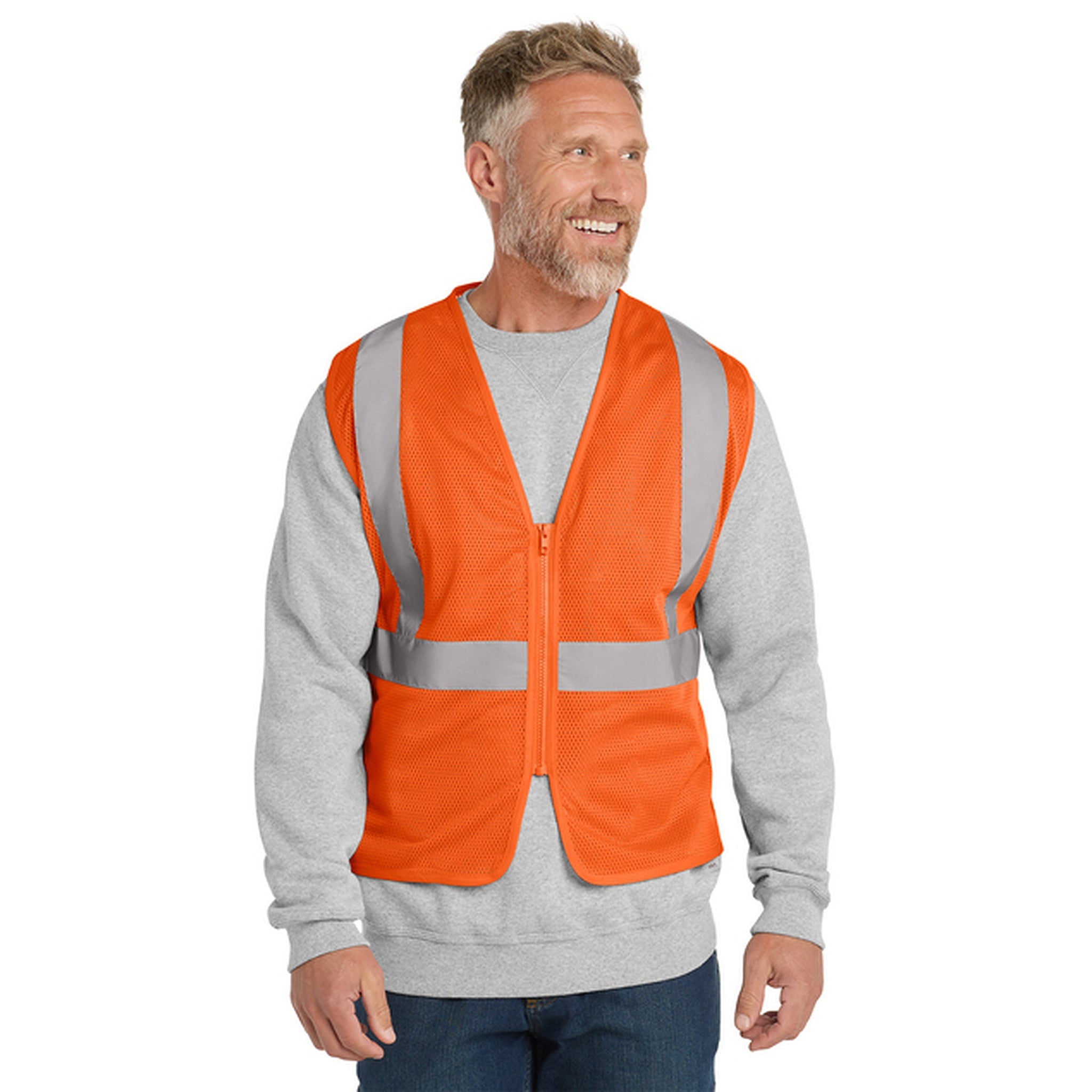 CornerStone® ANSI 107 Class 2 Economy Mesh Zippered Vest