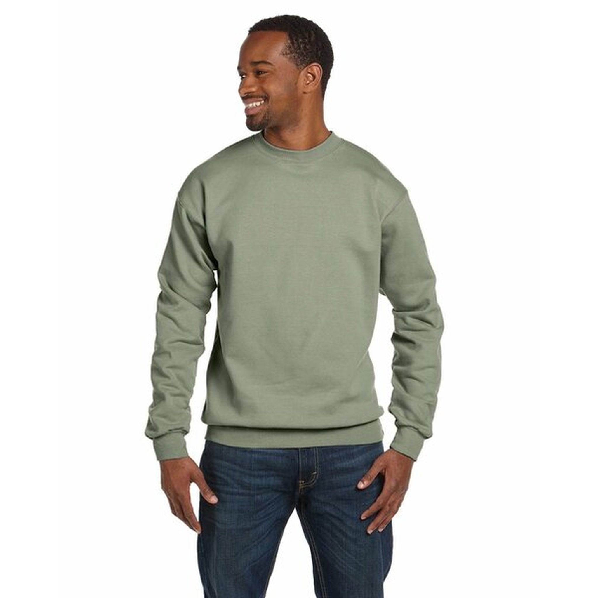 Hanes P1607 Unisex Ecosmart® 50/50 Crewneck Sweatshirt
