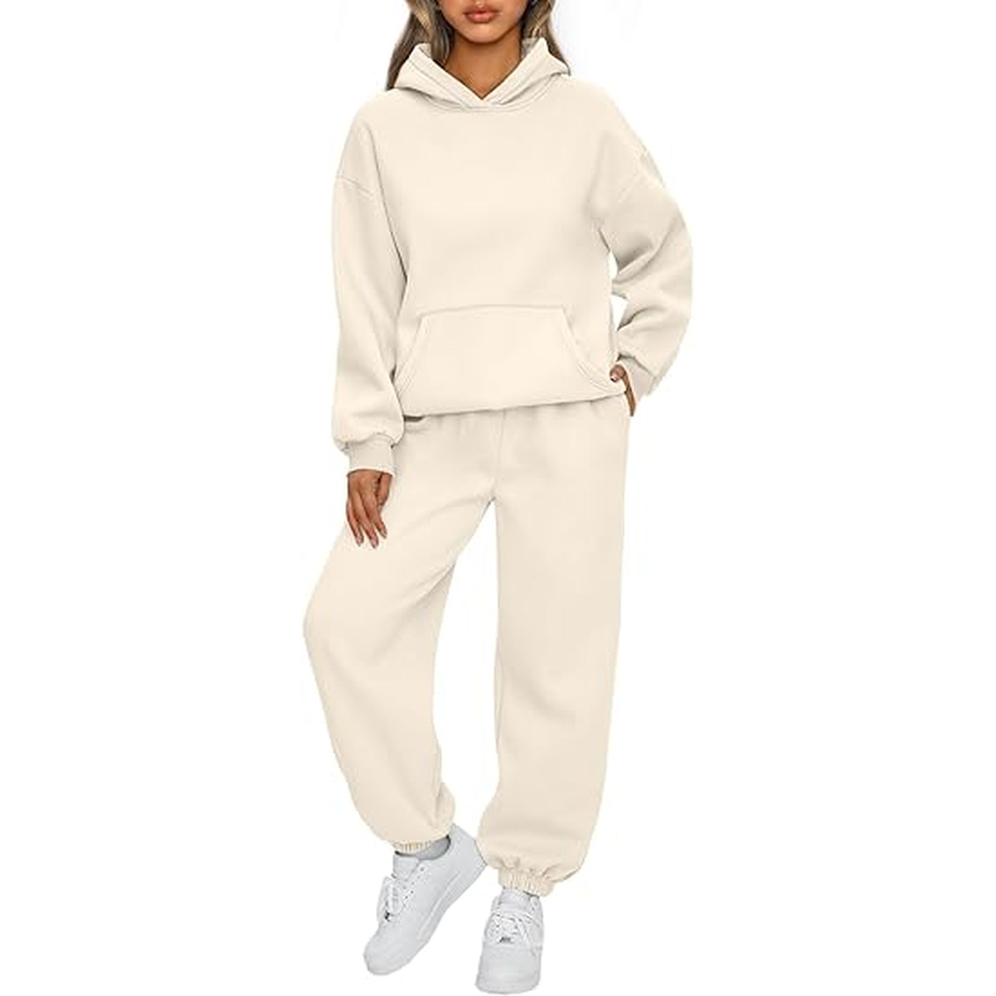 Womens 2 Piece Outfits Lounge Hoodie Sweatsuit