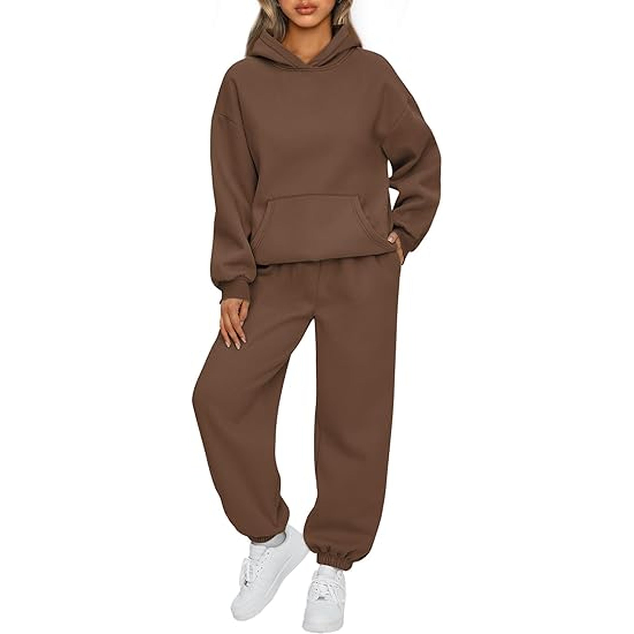 Womens 2 Piece Outfits Lounge Hoodie Sweatsuit
