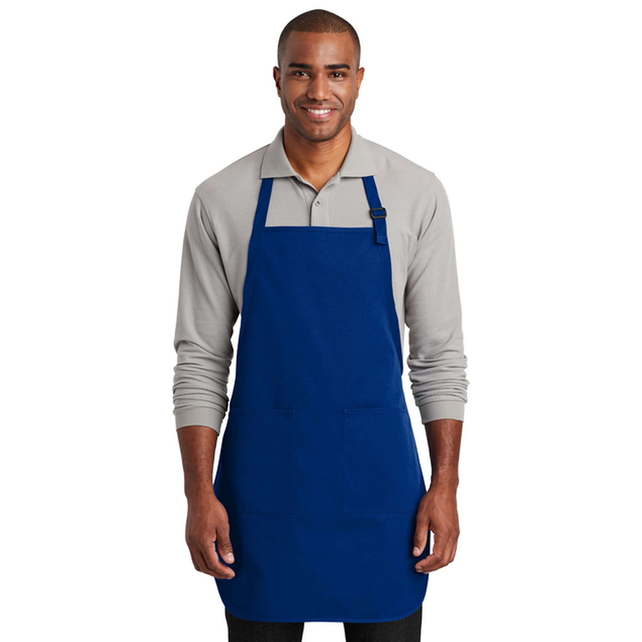 Port Authority ® Full-Length Two-Pocket Bib Apron