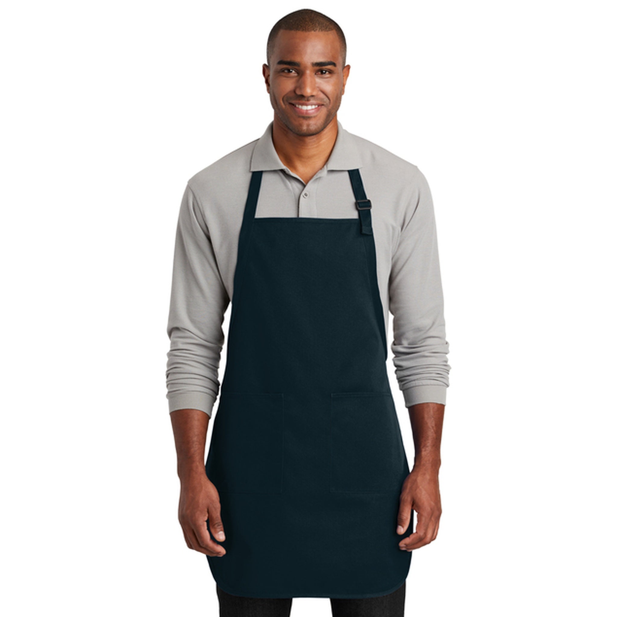 Port Authority ® Full-Length Two-Pocket Bib Apron