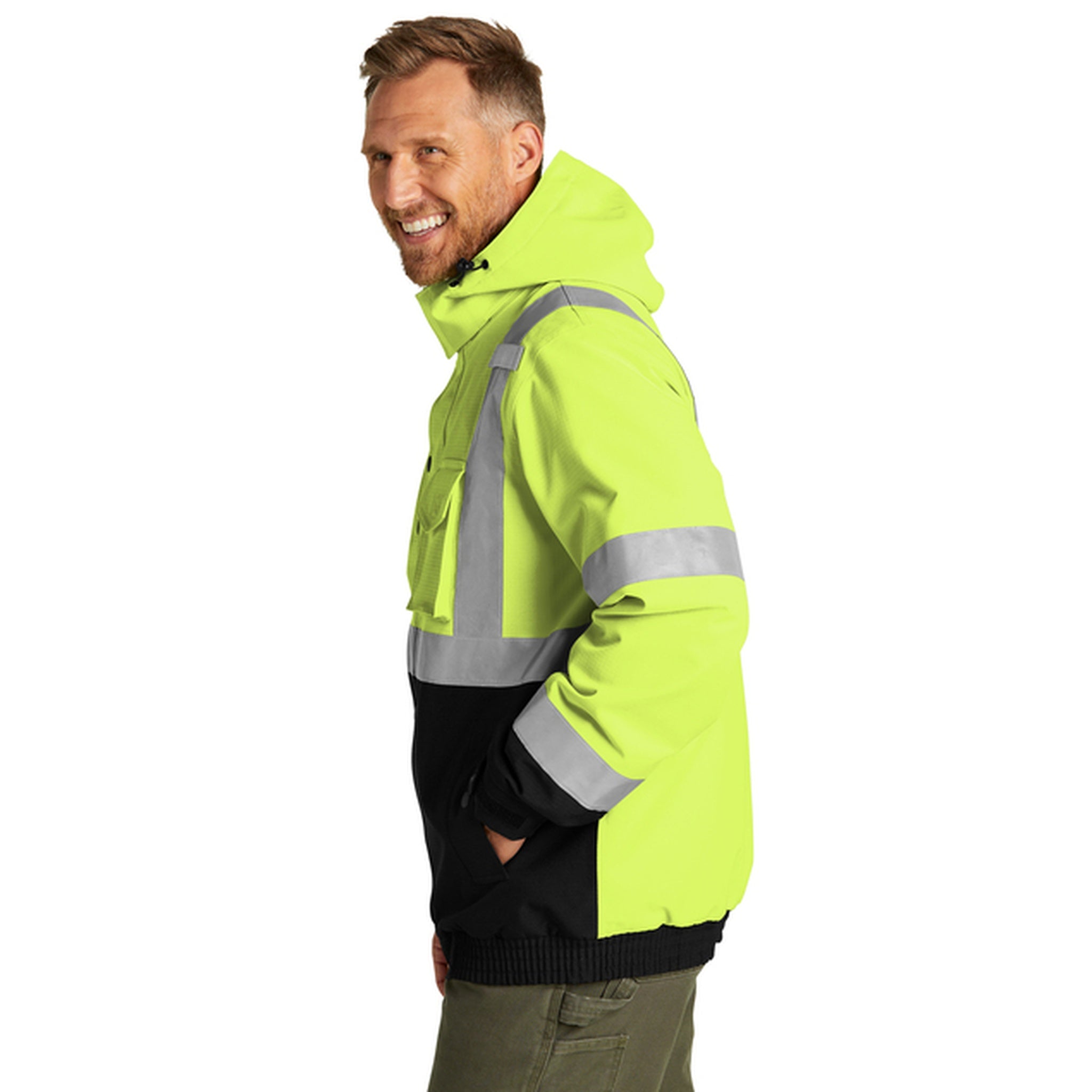 CornerStone® ANSI 107 Class 3 Waterproof Insulated Ripstop Bomber Jacket