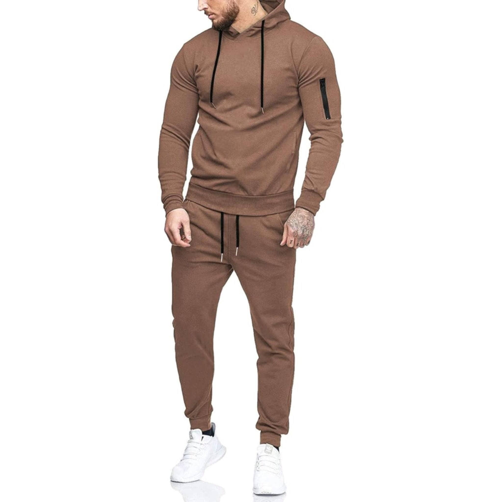 Men's 2 Piece Hooded Athletic Tracksuits