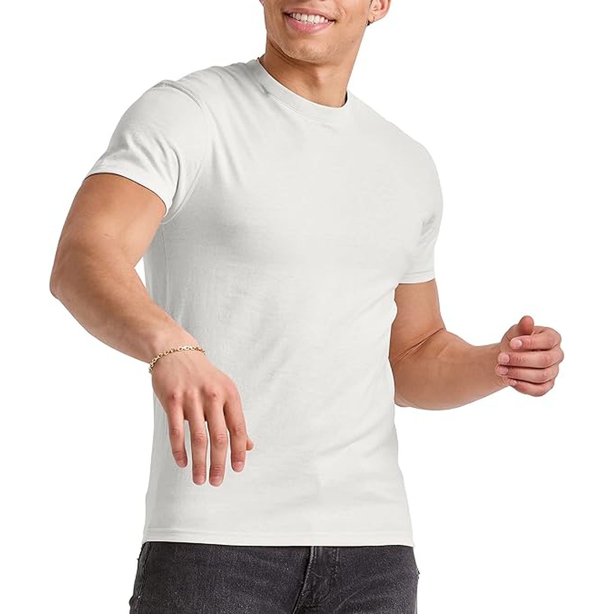 Hanes Men's Originals Lightweight Tri-Blend Crewneck T-Shirt